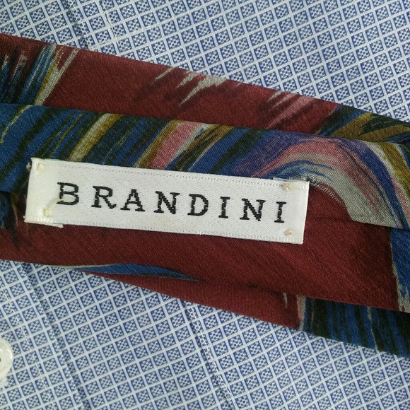 Brandini silk tie. - Picture 4 of 4